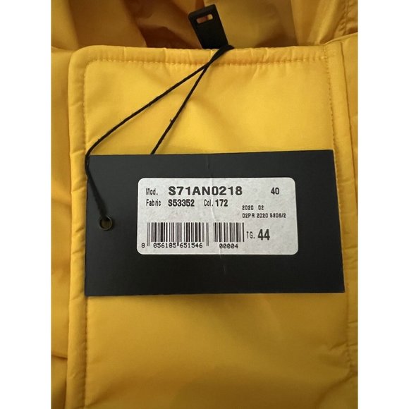 DSQUARED2 Men's Hooded Puffer Jacket Down Yellow Size 44 XS S71AN0218 S53352 172 - Picture 14 of 15
